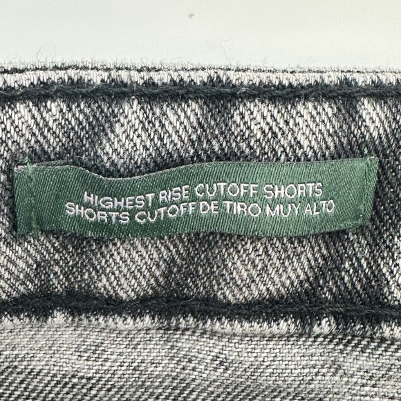 WILD Fable Women’s Highest Rise Distressed Black Raw Hem Shorts Size 6 - Picture 5 of 9